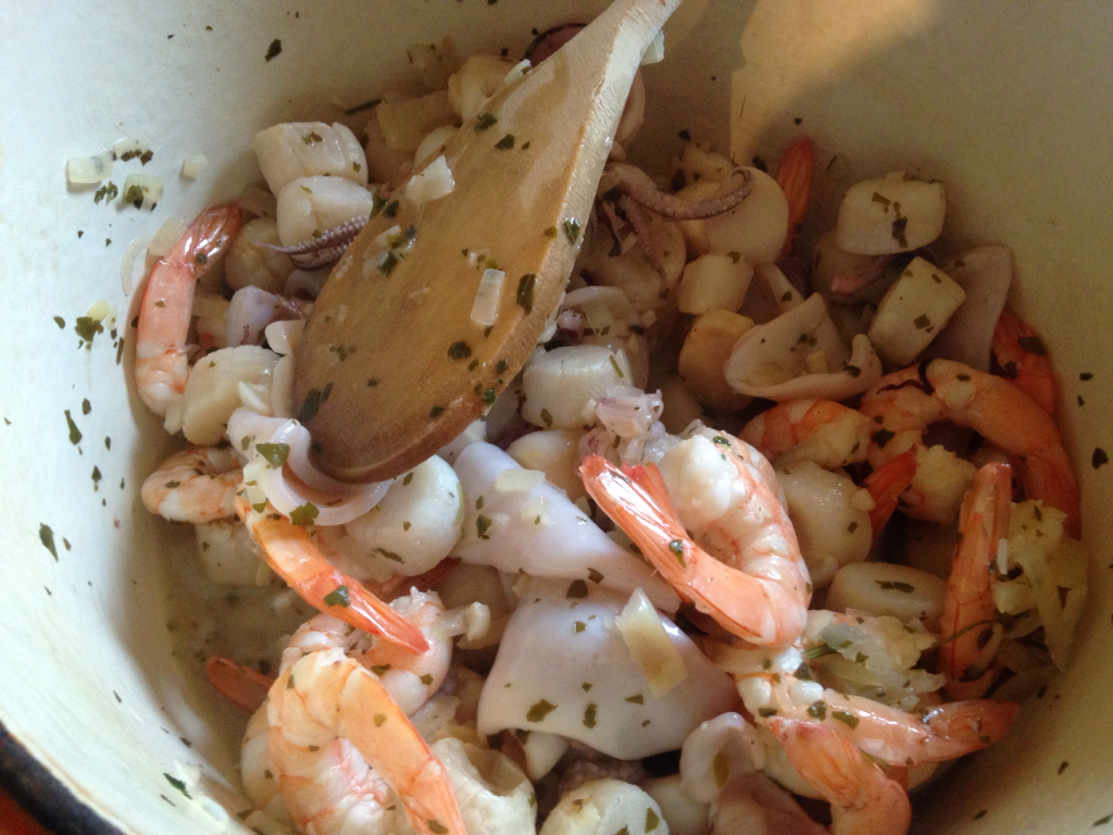 seafood graitn in my own way